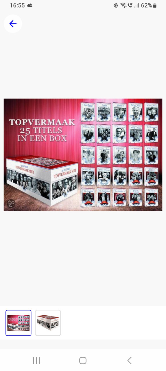 TOPVERMAAK 25 dvd's in een box