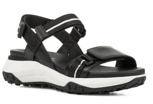 Zomerschoenen sandalen Geox D SORAPIS GRIP - Outdoorsandalen - black nieuw