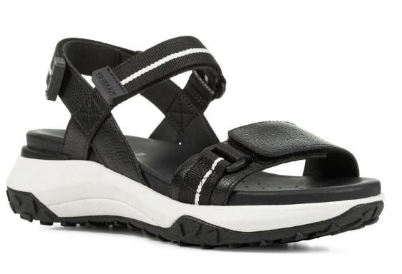 Zomerschoenen sandalen Geox D SORAPIS GRIP - Outdoorsandalen - black nieuw