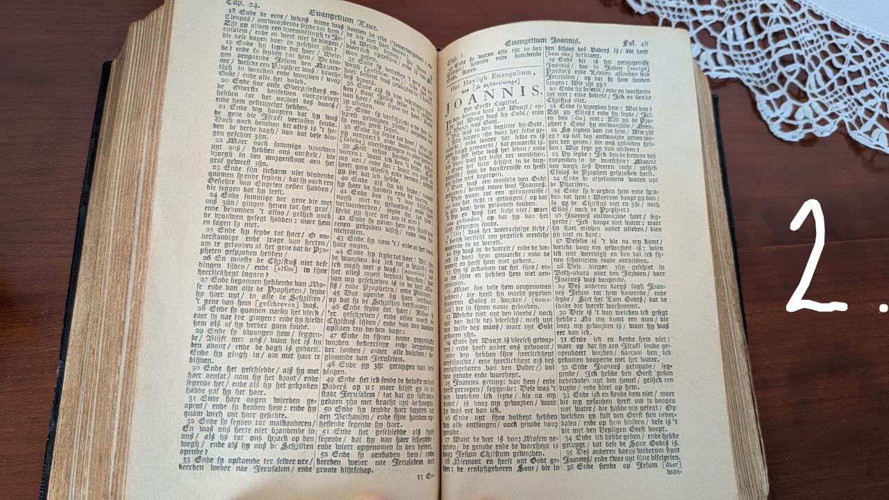 Set van 3 Antieke Bijbels (Statenvertaling) – met Psalmen van Datheen