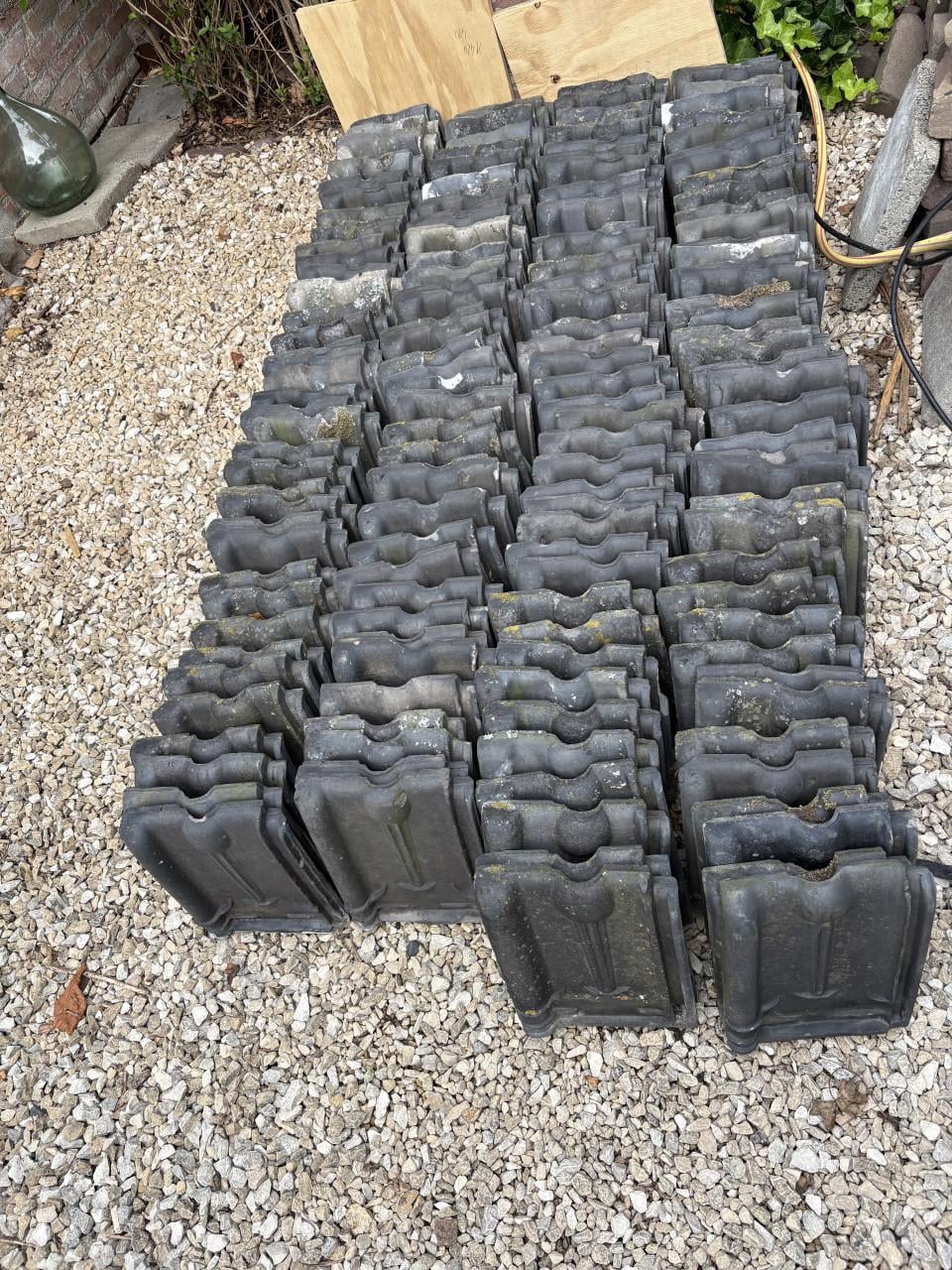 550 blauwe kruispannen ophalen
