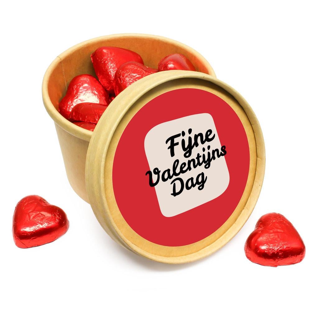 Valentijn bedankjes -rode hart cadeautjes