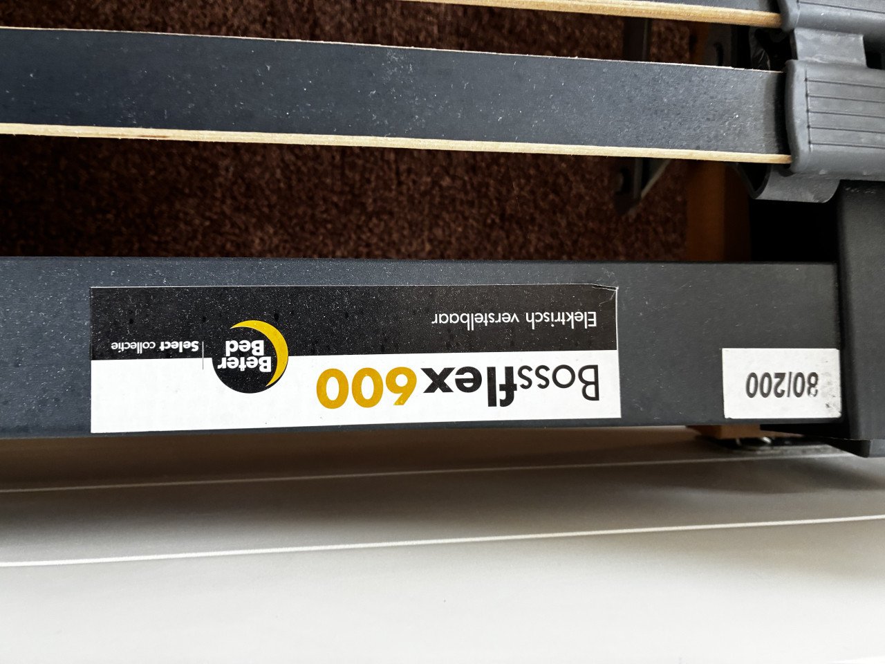 2 elektrische verstelbare bodems 80x200