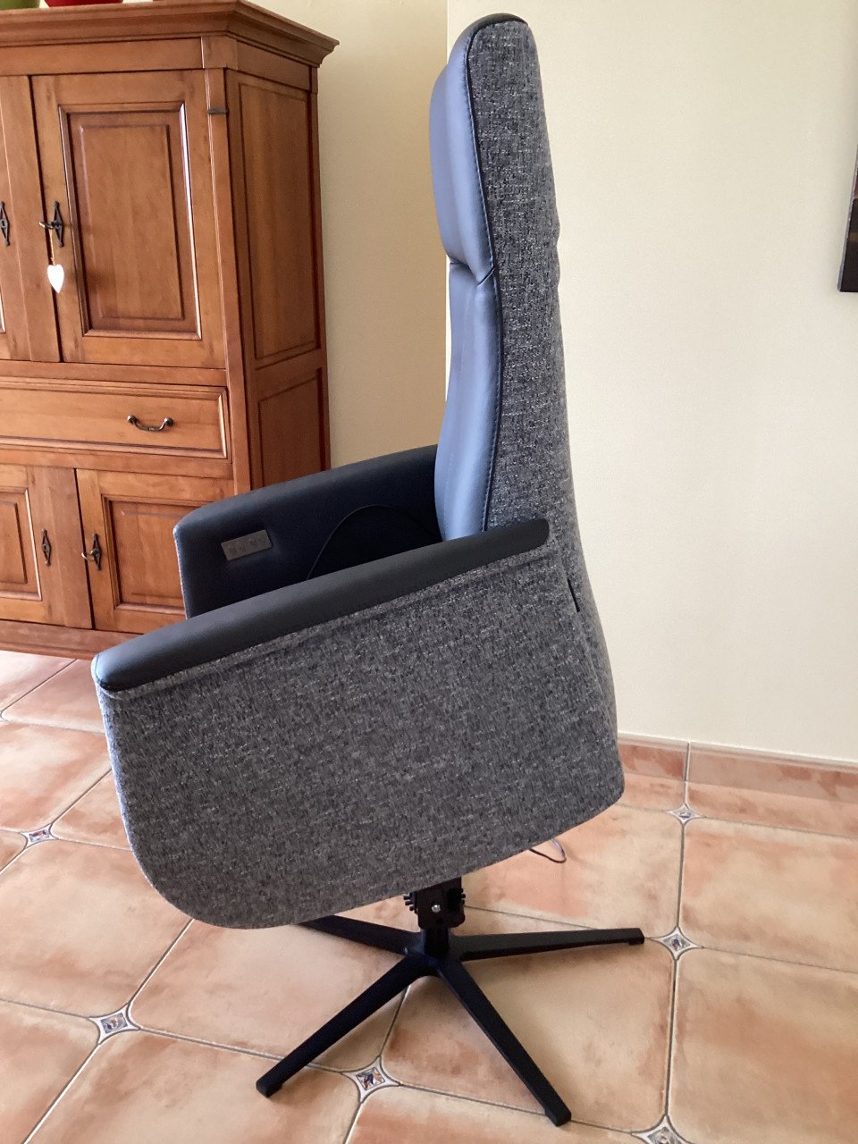 Luxe Prominent relax Toscana sta-op stoel (absolute nieuwstaat)