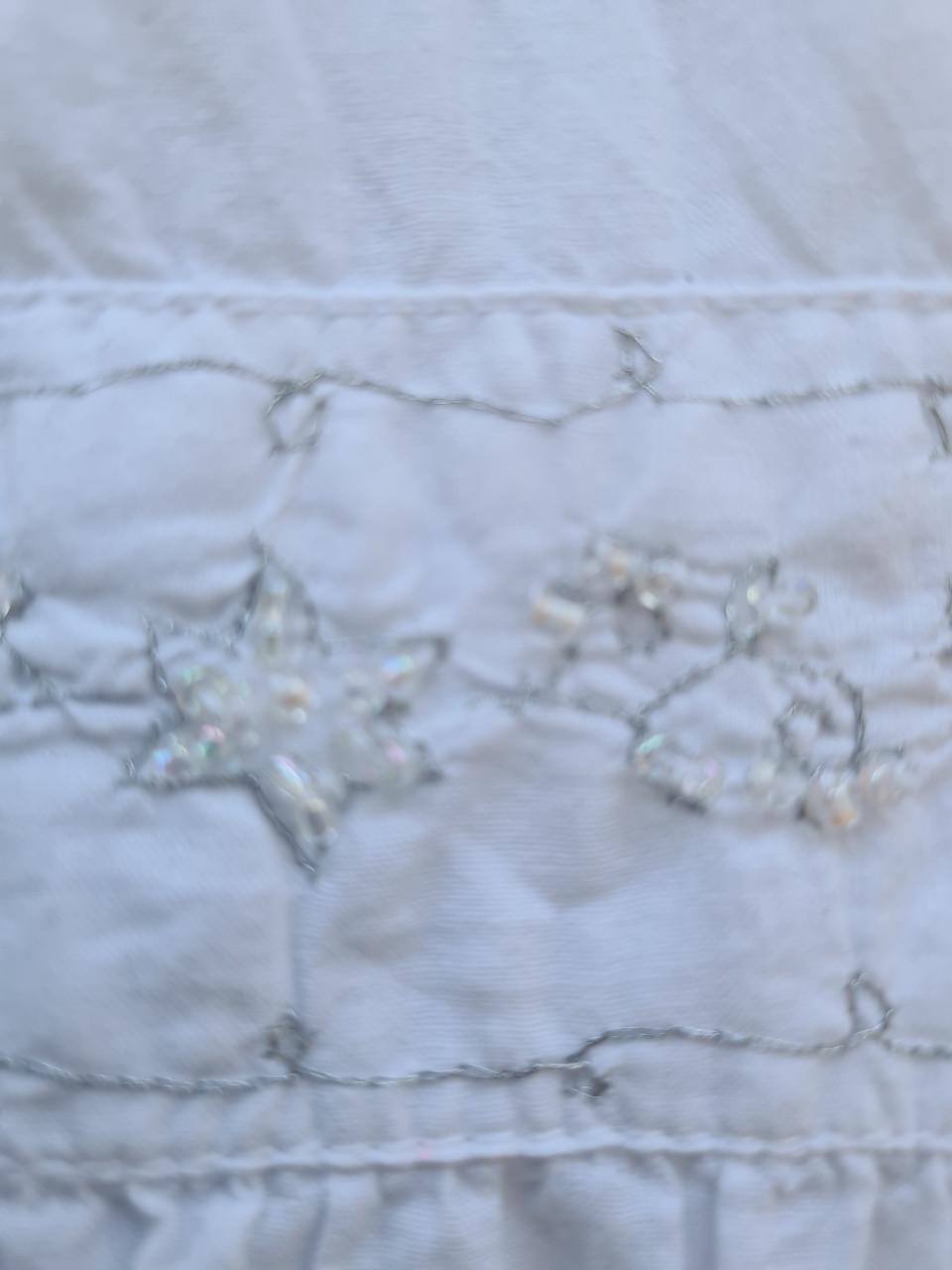 CVS Kids mooi en apart wit blousje  Maat 128