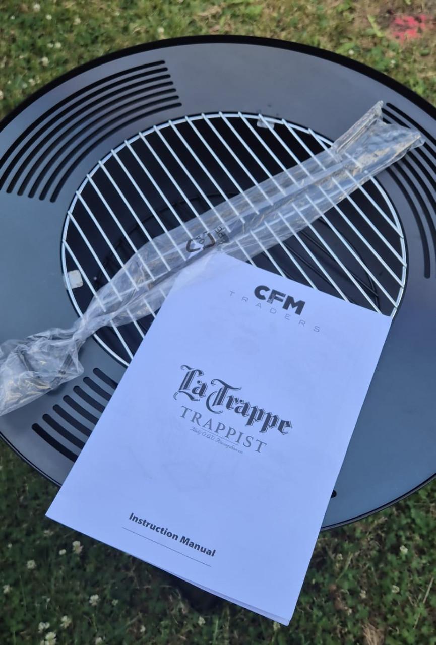 Nieuwe La Trappe vuurschaal / plancha BBQ