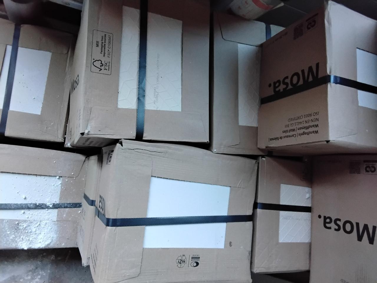 Wandtegels 20x25 Mosa 1e kwalit. 26m2 gebroken wit. Spotgoedkoop leukprijsj