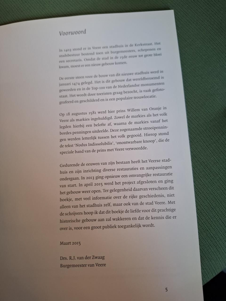 Het stadhuis van Veere, ‘Schoon treffelijk en cierlijk’, Blom & Polderman