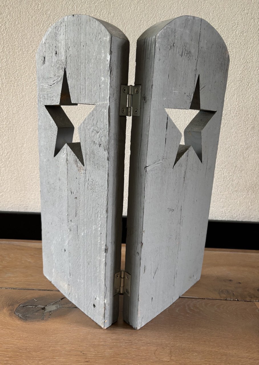 Houten raamscherm