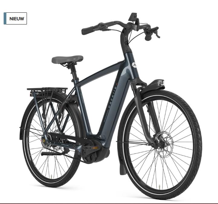 Gazelle Grenoble C5 met belt aandrijving en Bosch midden motor