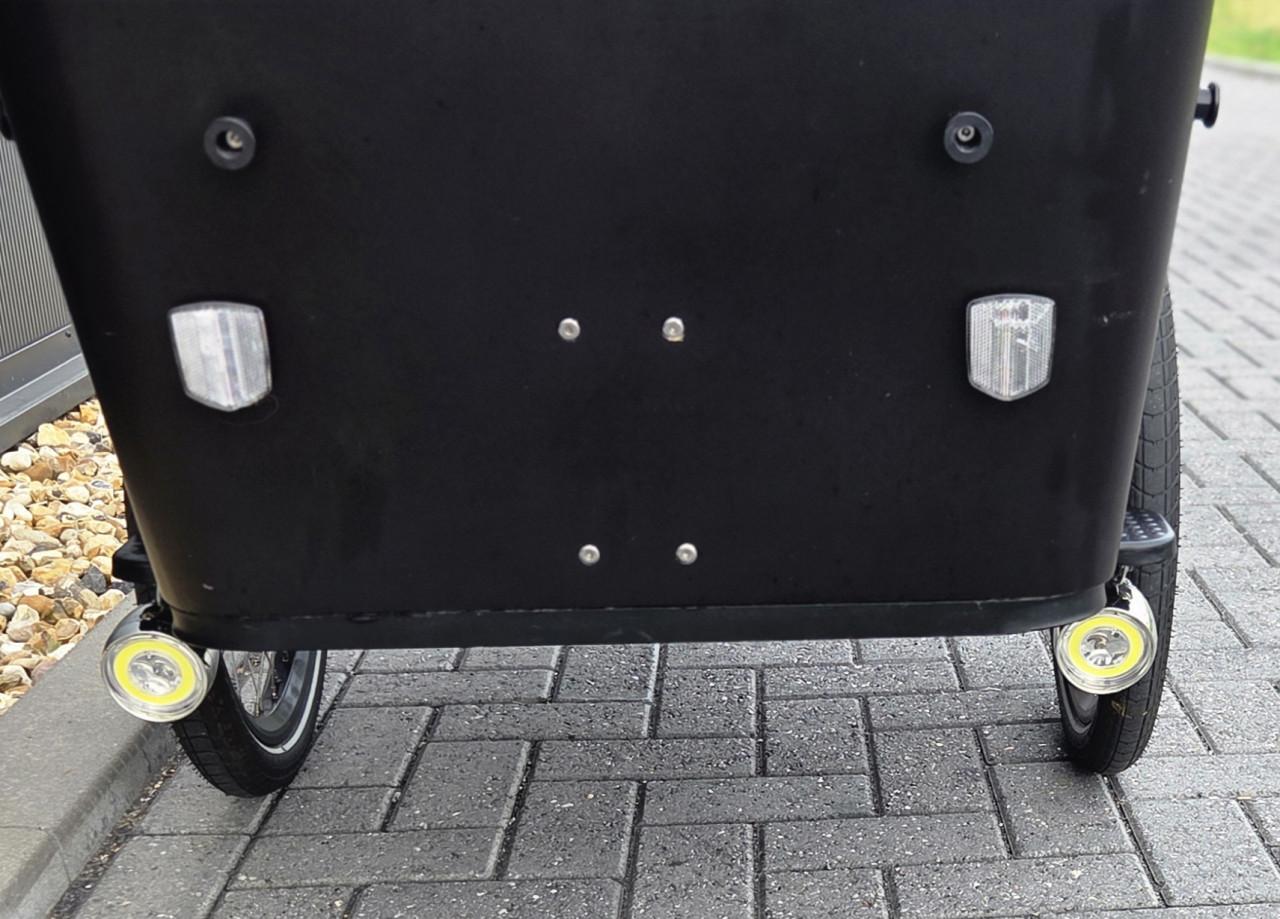 Prachtige Vogue Carry 3 Elektrische Driewielbakfiets  Matzwart (2392 km)