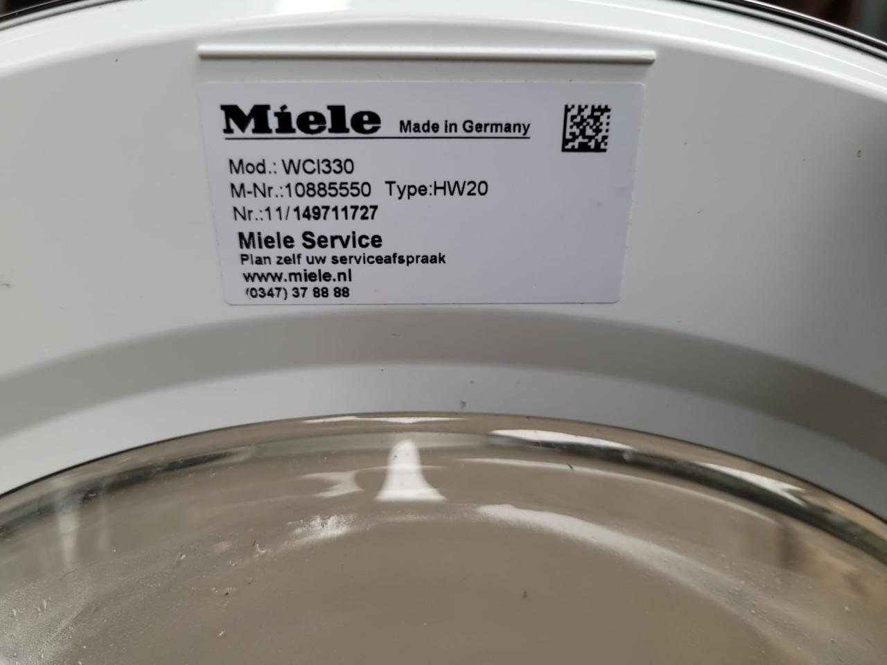 Miele W1 9kg wasmachine