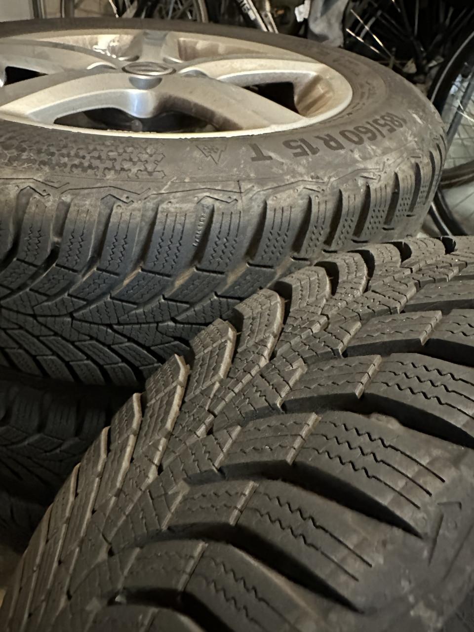 Set Continental winterbanden inclusief Velgen Volkswagen polo