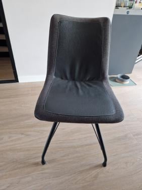 Eetkamerstoel Xooon antracietgrijs