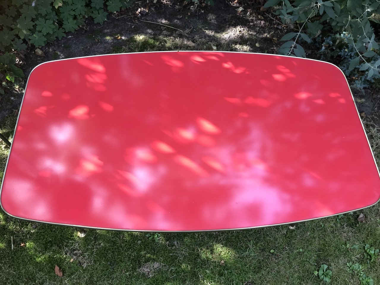Vintage retro 50er jaren salon tafel
