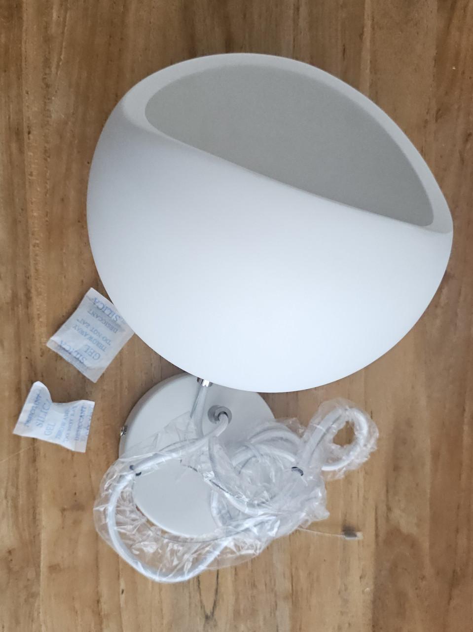 Hanglamp wit  steen  5x nieuw