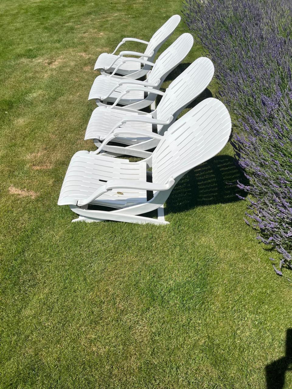 Allibert vintage ligstoelen