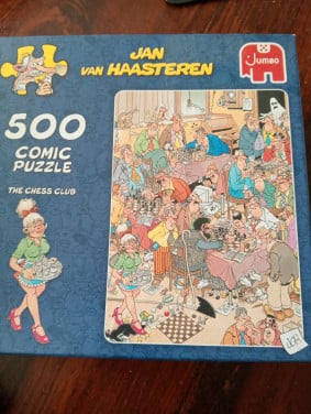 Jan van Haasteren puzzel de schaakclub