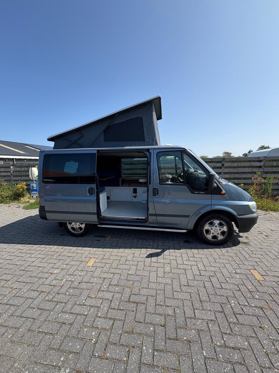 FORD TRANSIT Buscamper nieuw slaaphefdak + 1 jaar APK