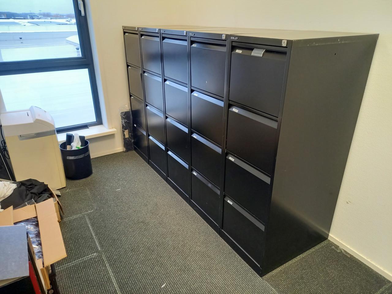 Dossierkast metalen ladekast bisley