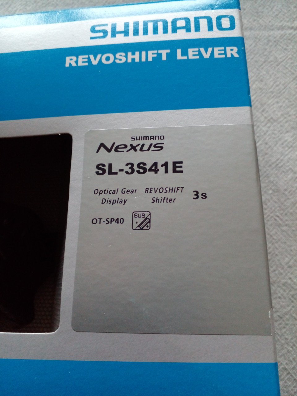 Nieuwe Shimano Revo Shifter 3 speed + nieuwe kabels/clickbox