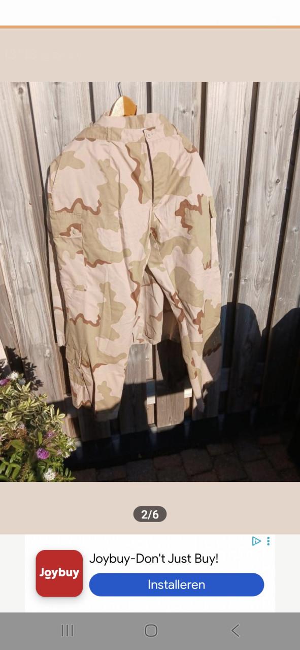 Militair Sahara camouflage