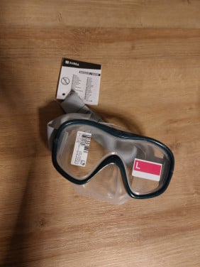 Duikbril Subea grijs maat L - Nieuw