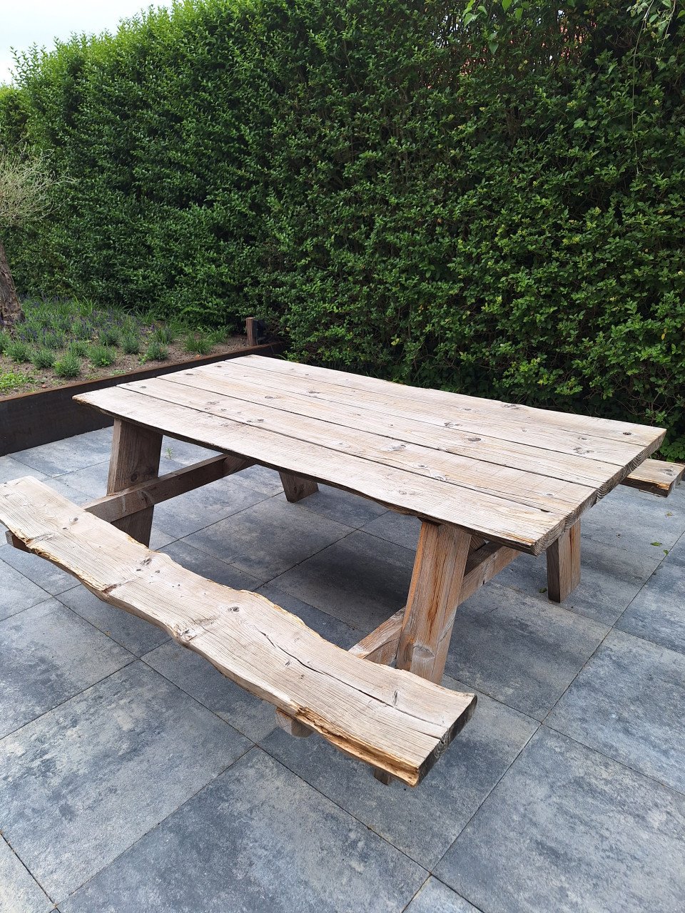 Robuuste Douglas houten picknicktafel
