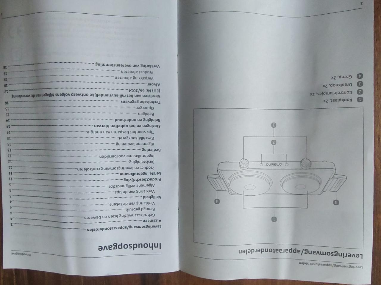 Dubbele elektrische kookplaat