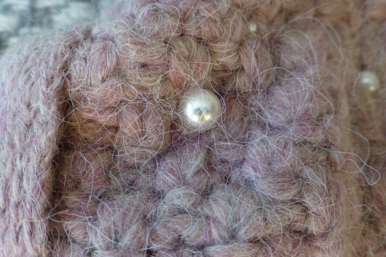 Zwillingsherz Hoofdband met kristal/glazen parels - Nieuw