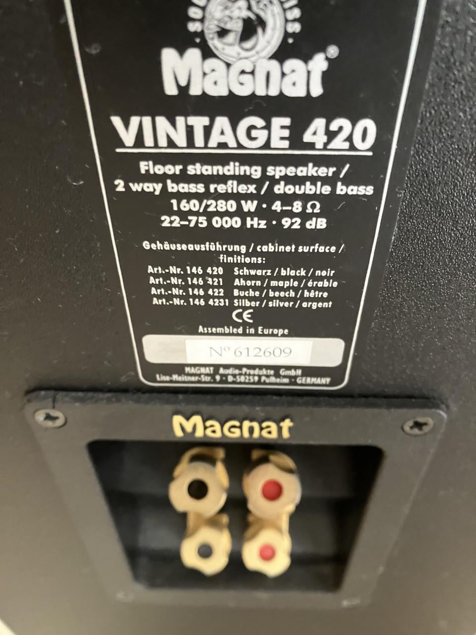 Magnat boxen vintage 420
