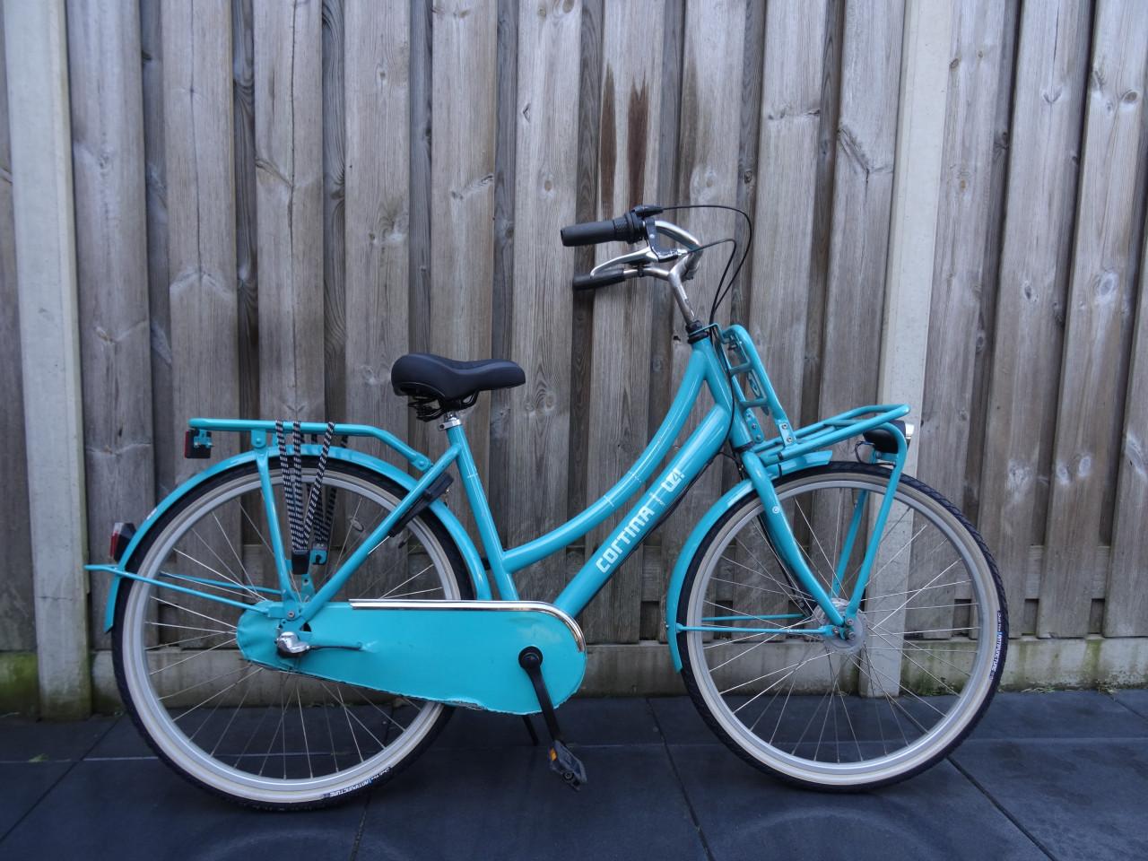 🚲 Cortina U4 Transport Meisjesfiets – 26 inch – Turkoois 💙