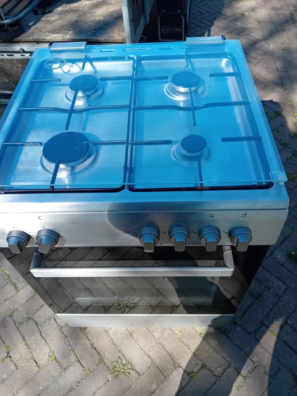 Gasfornuis met elektrische oven