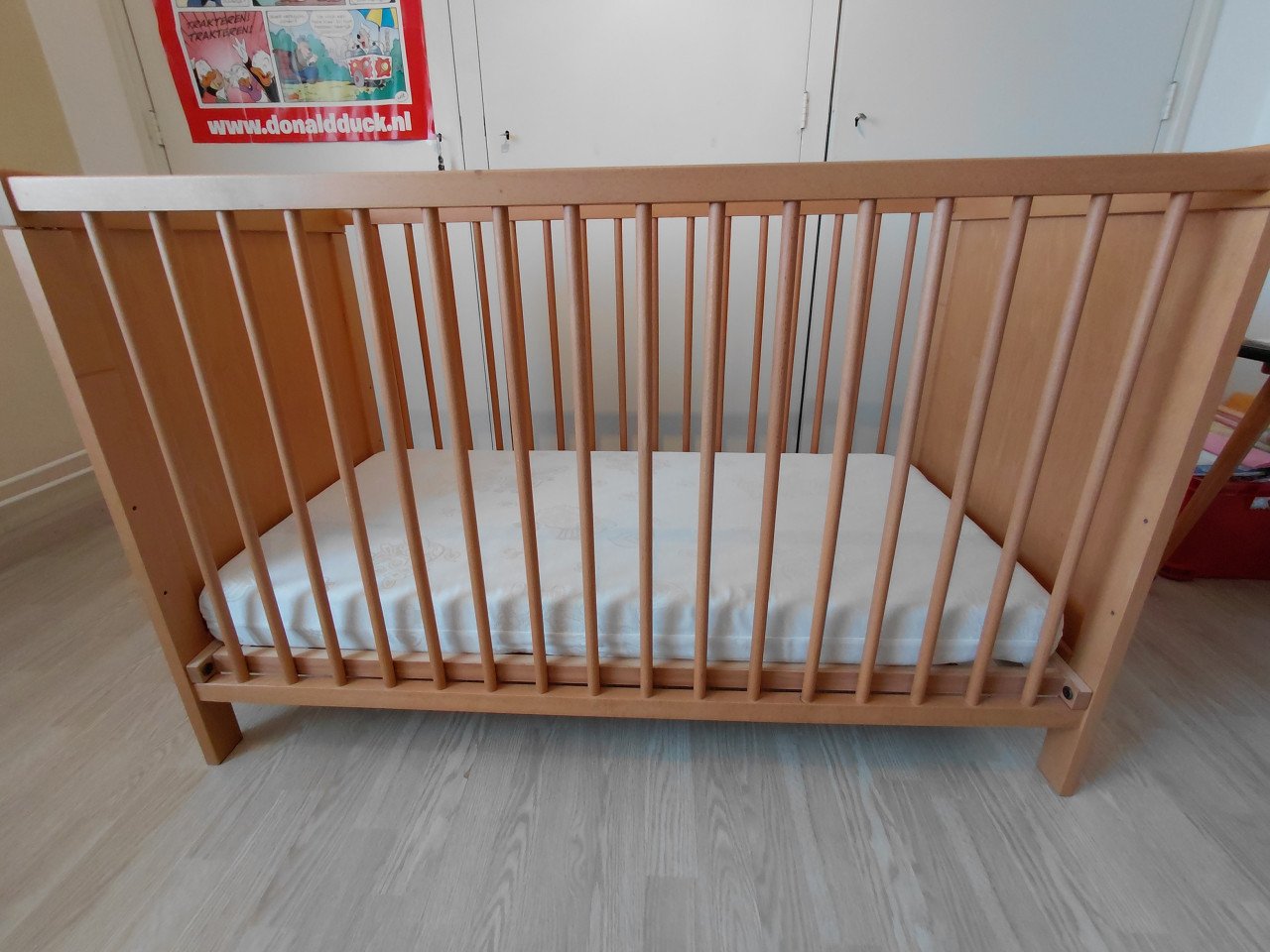Gratis; ledikantje en toebehoren