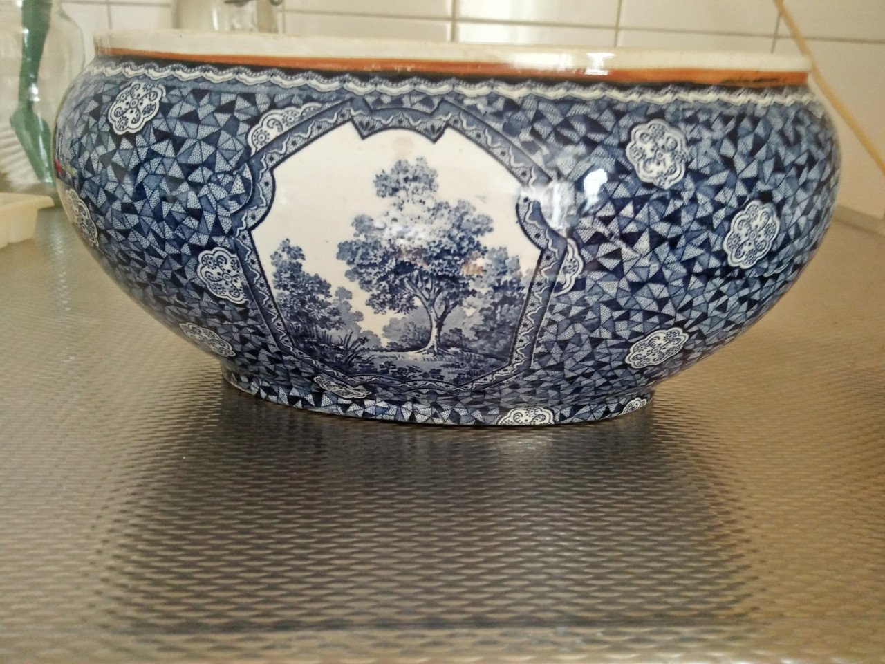 Oud Hollandse plantenpot
