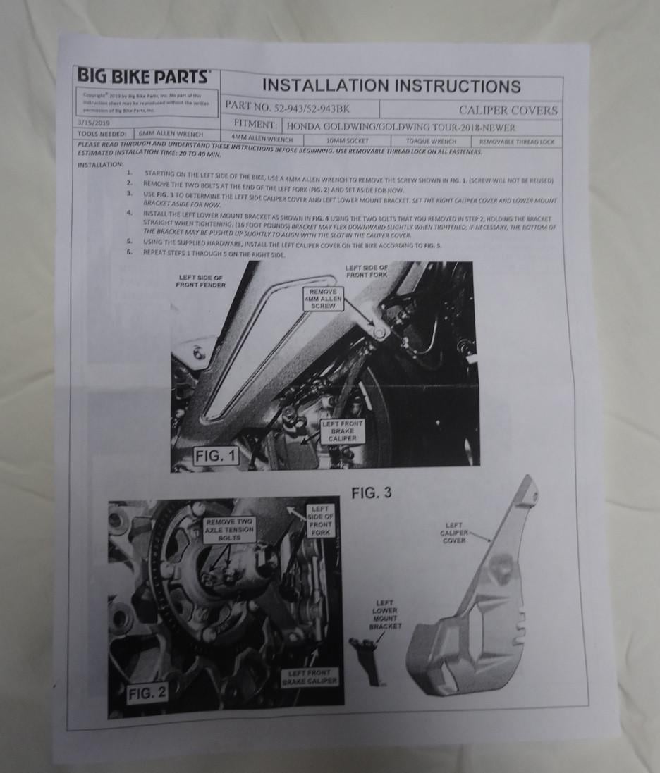 Onderdelen voor de honda goldwing Zie omschrijving