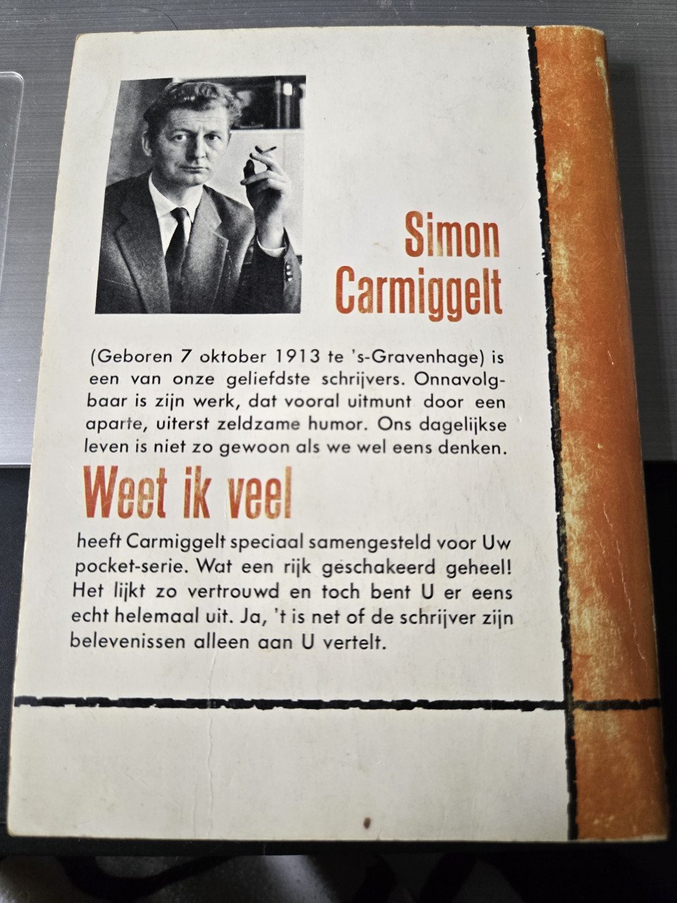 Boek: Weet ik veel  1963  Carmiggelt, Simon   Margriet speciale pocket