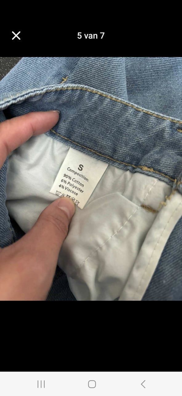 Levi's, zara,shein meiden jeans maat s