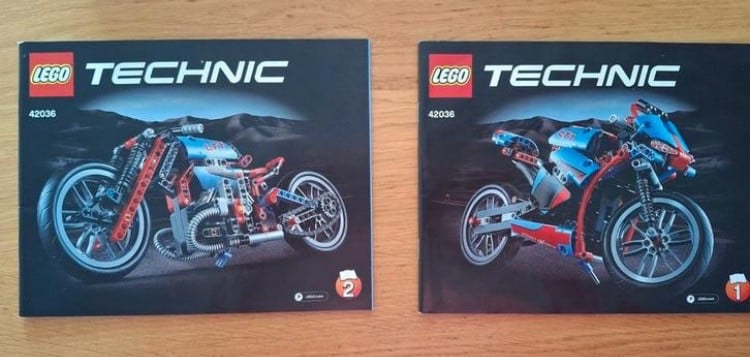 Technic LEGO 42036 racemotor 2 modellen in 1