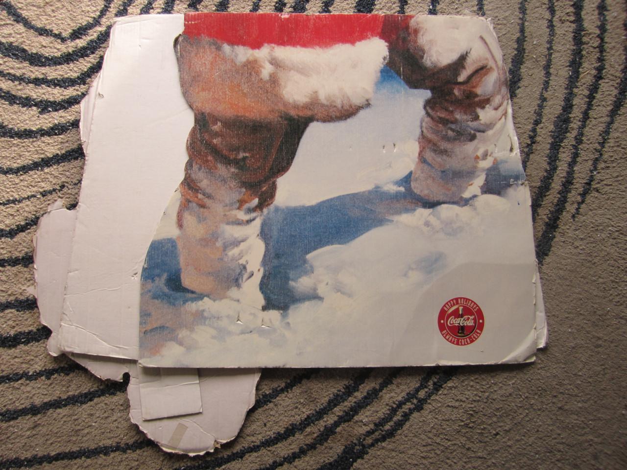 Reclame Coca Cola kerstman display