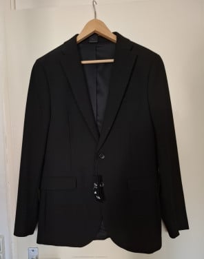 Zwarte blazer / colbert  maat 46 C&A Slim Fit