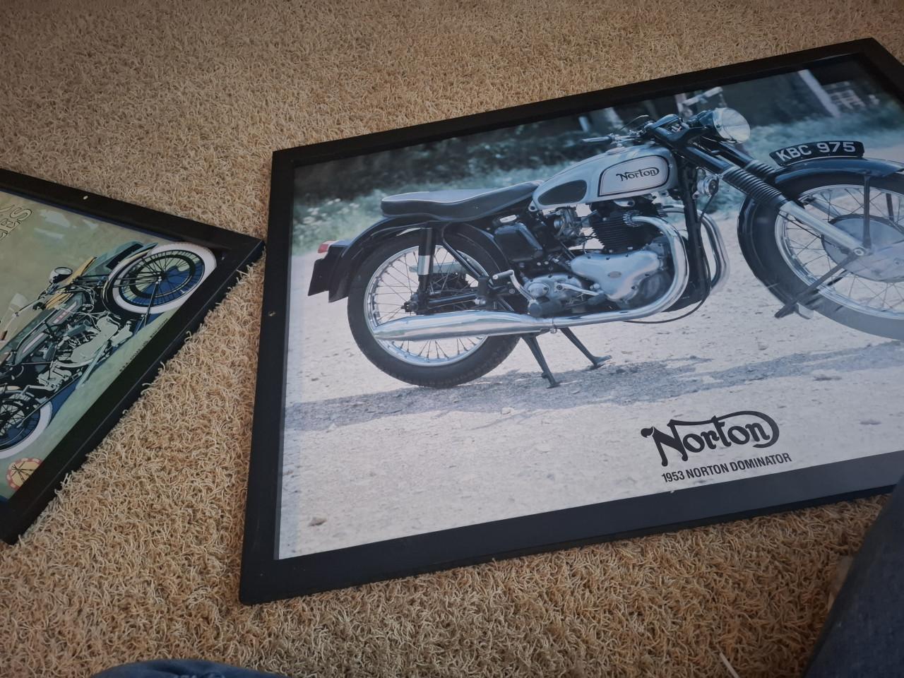 Motor platen in lijsten verzameling prachtig