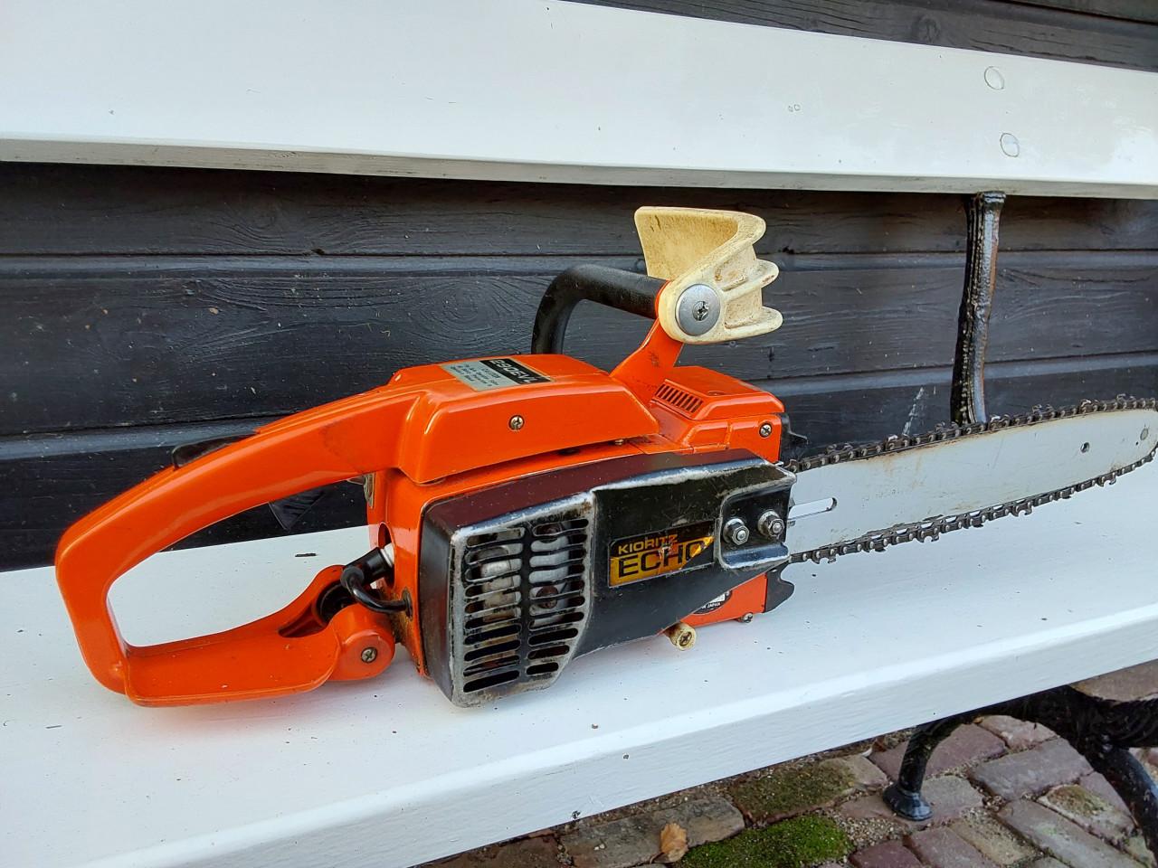 Kettinzaag, benzine, merk Echo