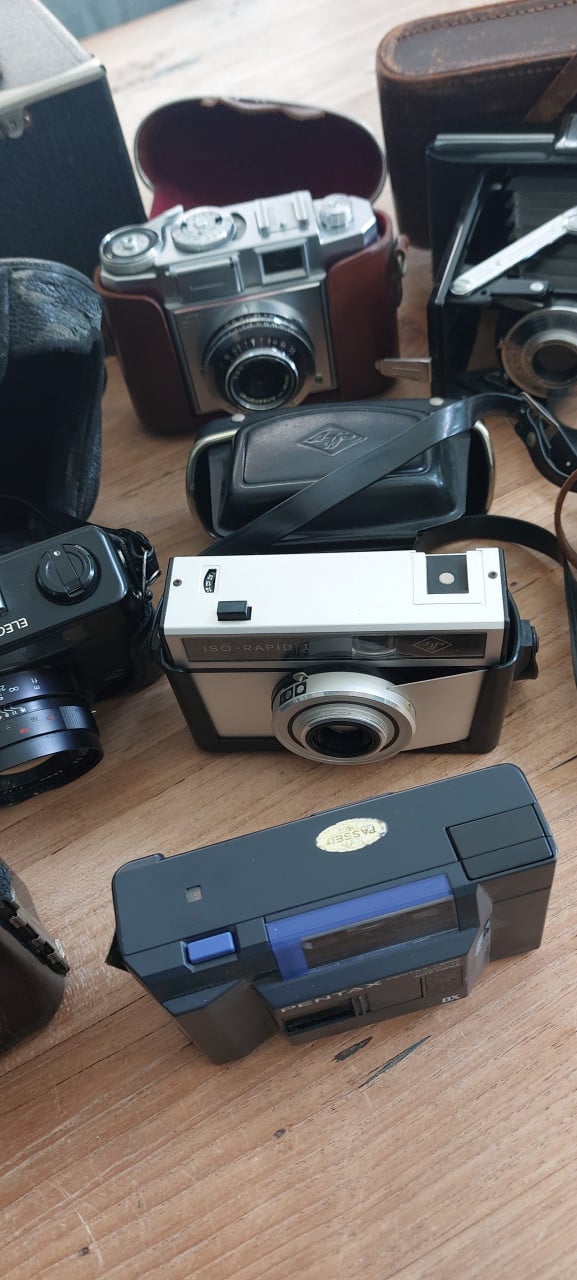 Verzameling fototoestellen