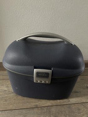 NIEUW. Samsonite beautycase / make-up koffer – donkerblauw