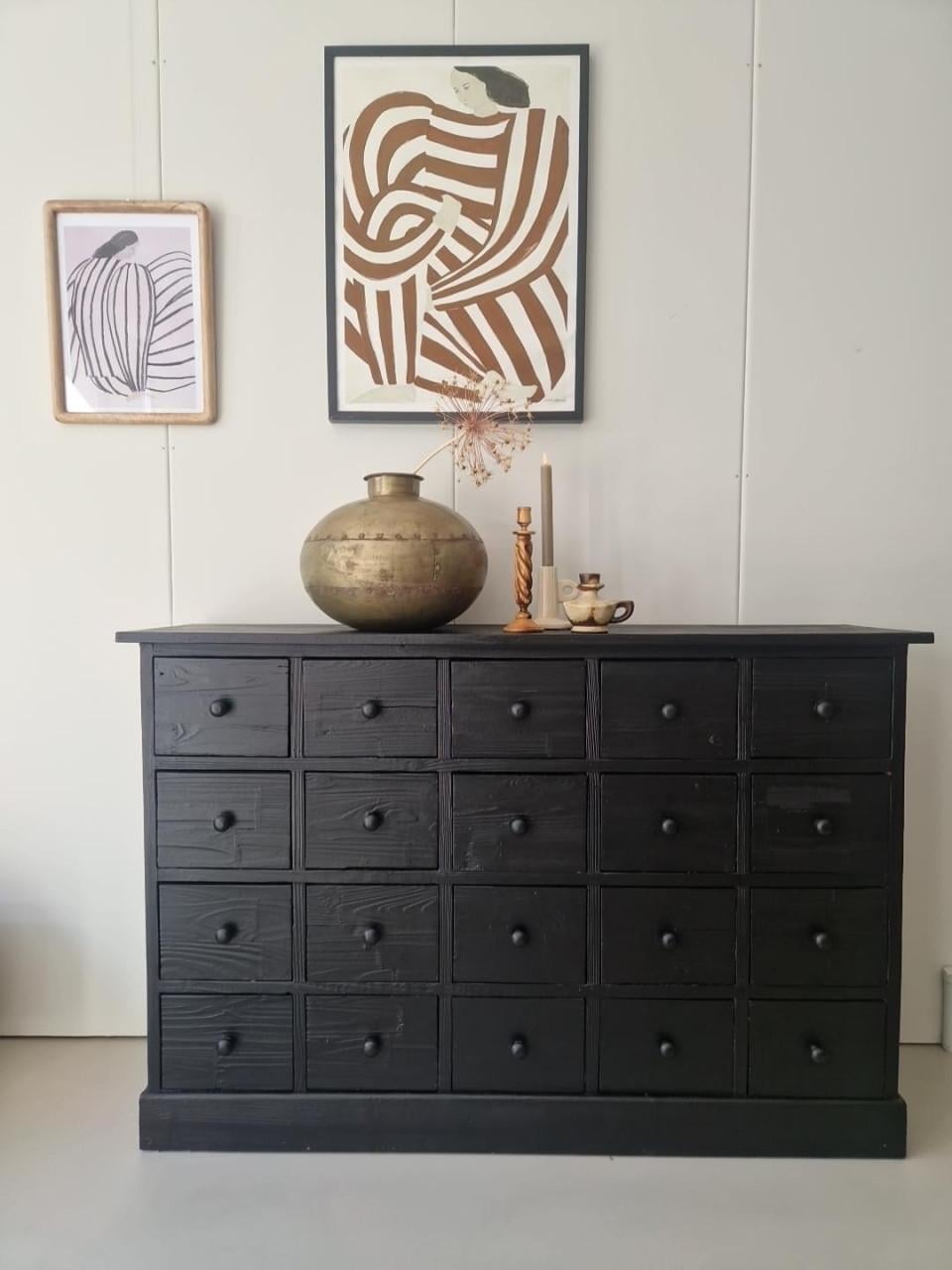 Ladenkast hout