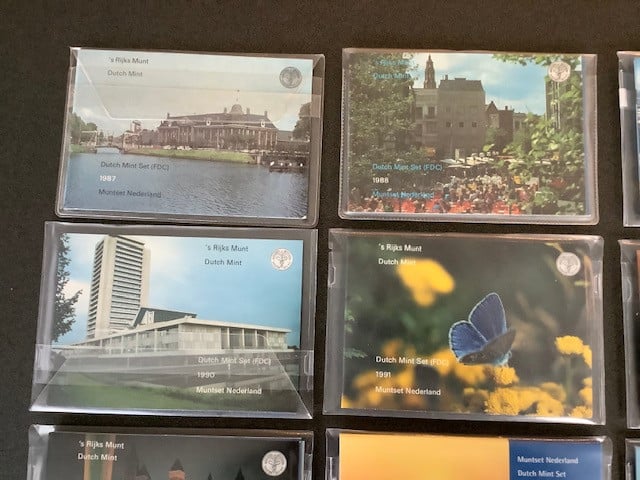 Nederland, FDC jaarsets periode 1987- 1998.