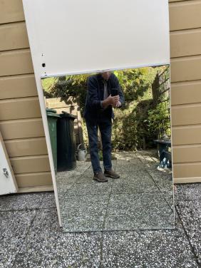 Badkamer spiegel ca. 100x70cm