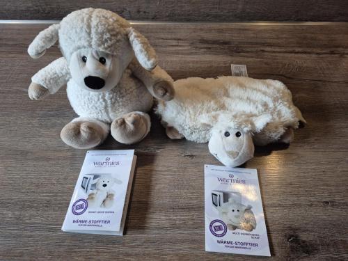 Warmies knuffels schaap - set van 2