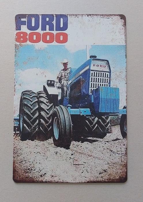Ford 8000 Metalen Decoratiebord